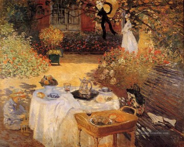 Claude Monet Werke - Das Mittagessen 1873 Claude Monet